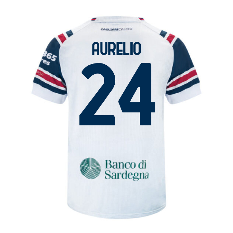 Cagliari Away AURELIO 24 Jersey 26-27