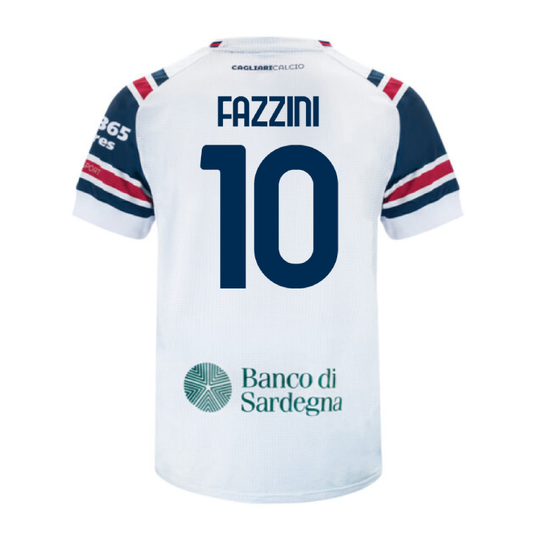 Cagliari Away FAZZINI 10 Jersey 26-27