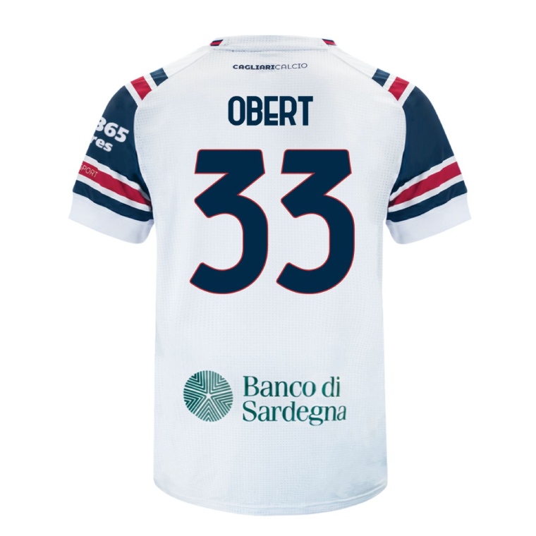 Cagliari Away OBERT 33 Jersey 26-27
