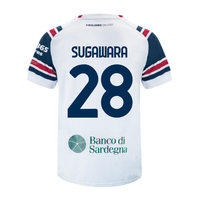 Cagliari Away SUGAWARA 28 Jersey 26-27