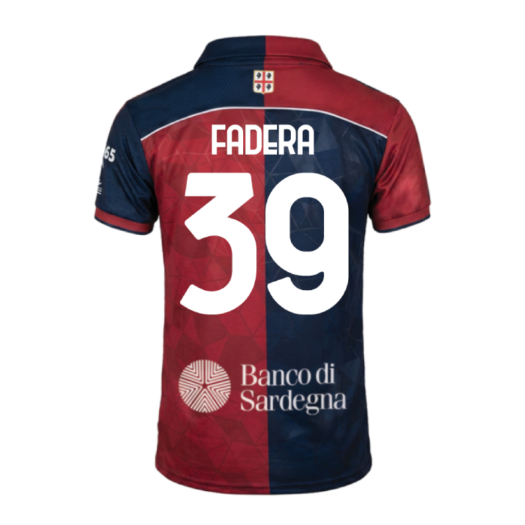 Cagliari Home FADERA 39 Jersey 26-27