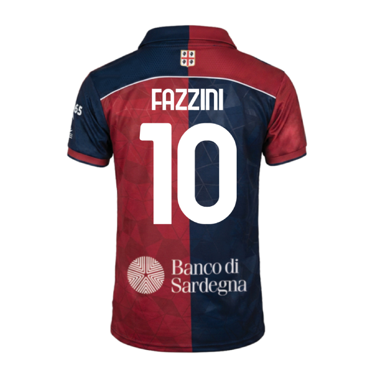Cagliari Home FAZZINI 10 Jersey 26-27