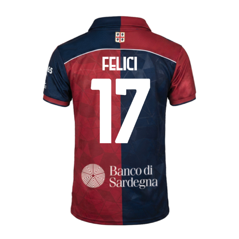 Cagliari Home FELICI 17 Jersey 26-27