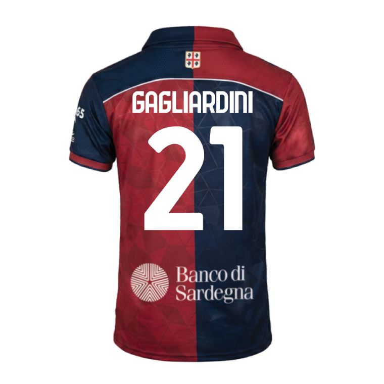 Cagliari Home GAGLIARDINI 21 Jersey 26-27