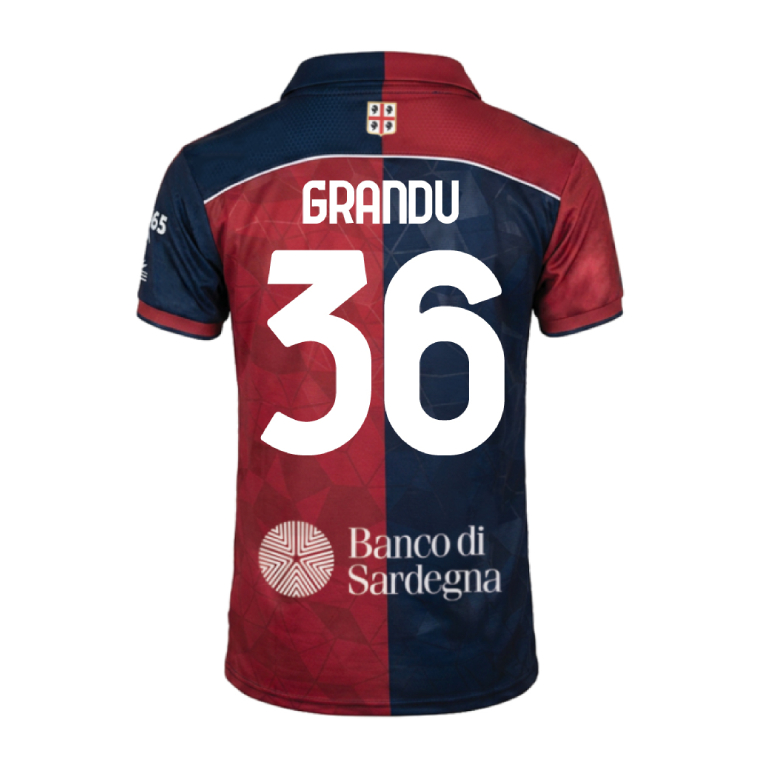 Cagliari Home GRANDU 36 Jersey 26-27