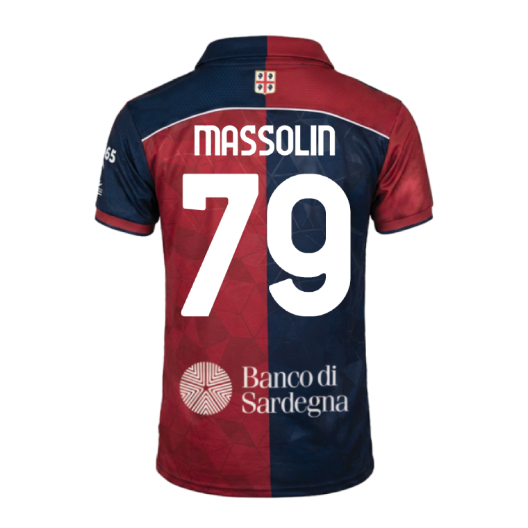 Cagliari Home MASSOLIN 79 Jersey 26-27
