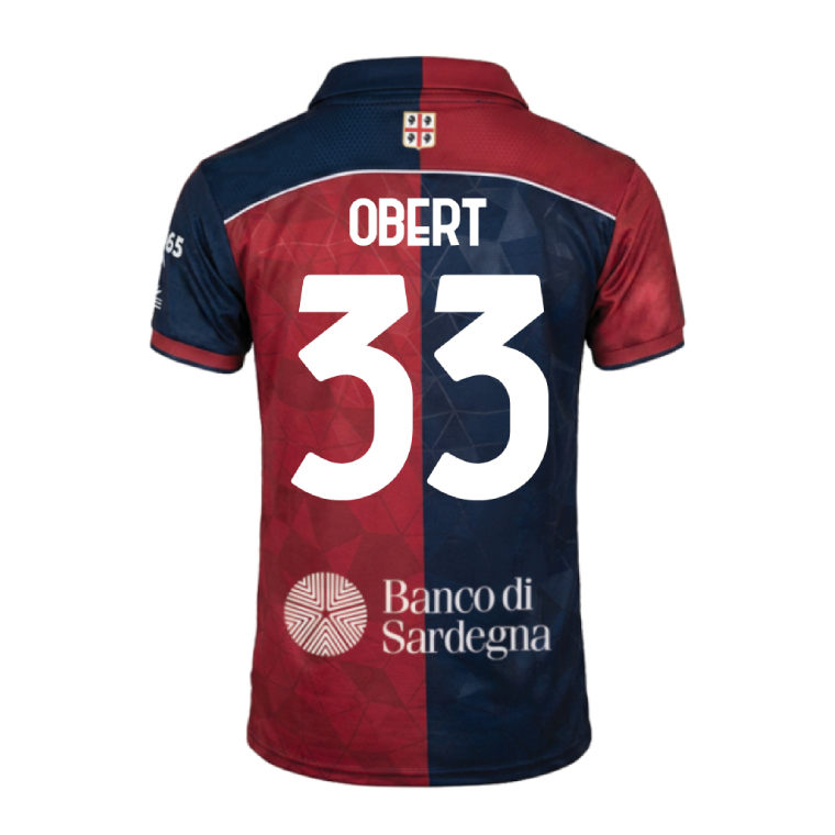 Cagliari Home OBERT 33 Jersey 26-27