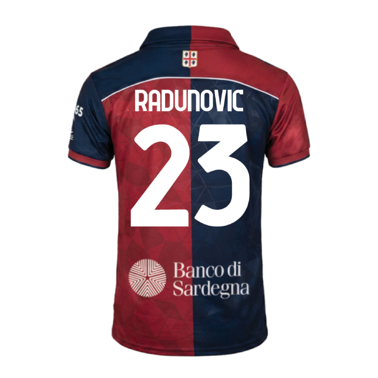 Cagliari Home RADUNOVIC 23 Jersey 26-27