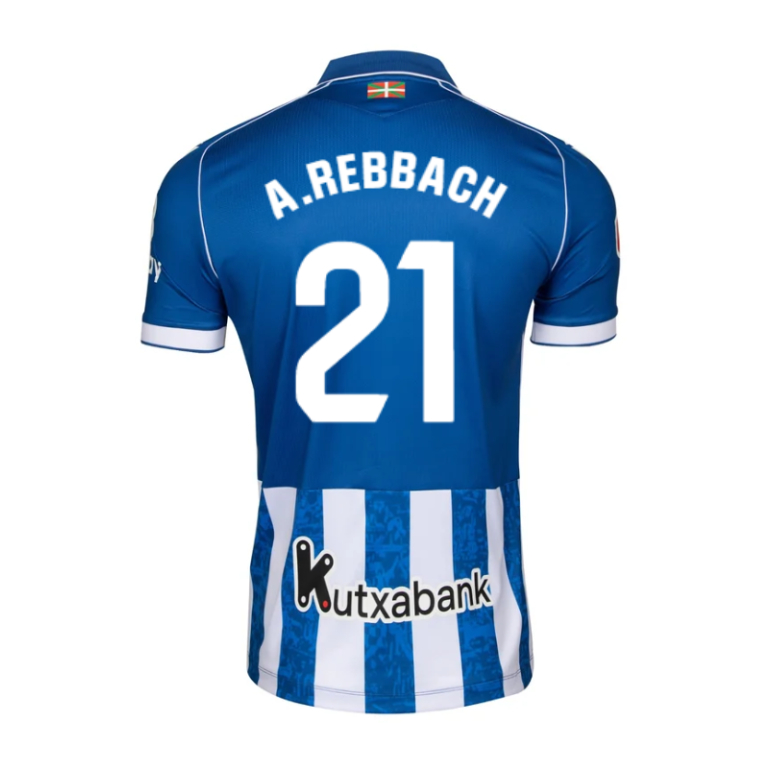 Deportivo Alavés Home A.REBBACH 21 Jersey 26-27