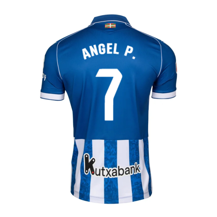 Deportivo Alavés Home ANGEL P. 7 Jersey 26-27