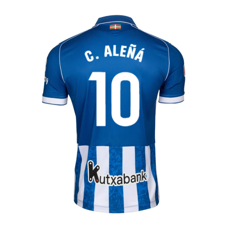 Deportivo Alavés Home C. ALEÑÁ 10 Jersey 26-27