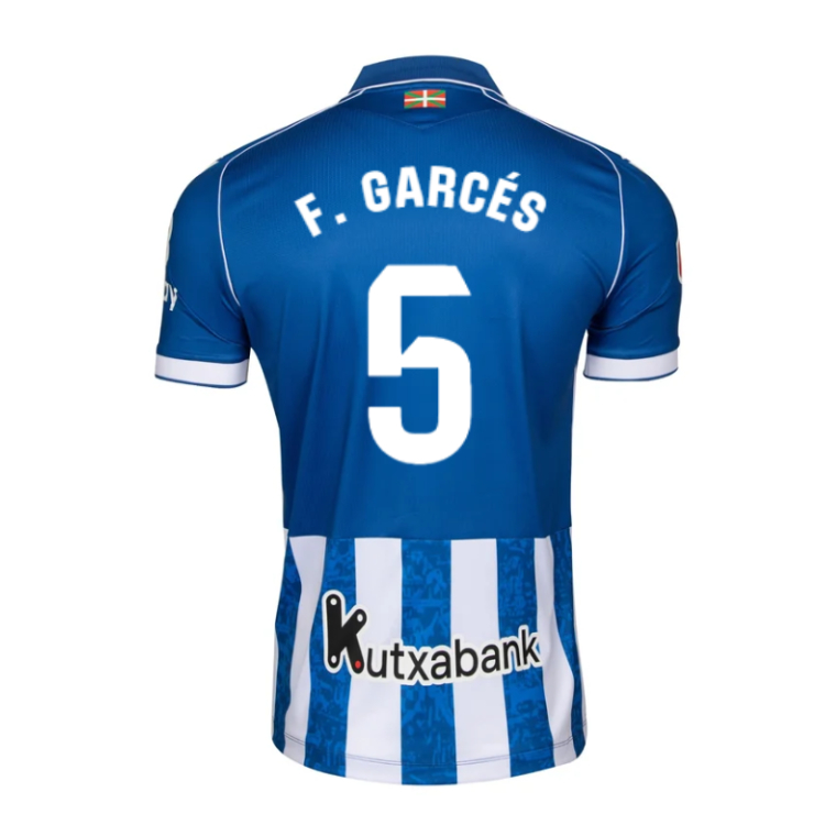 Deportivo Alavés Home F. GARCÉS 5 Jersey 26-27