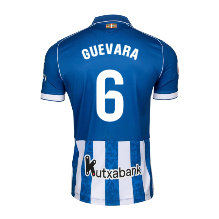 Deportivo Alavés Home GUEVARA 6 Jersey 26-27