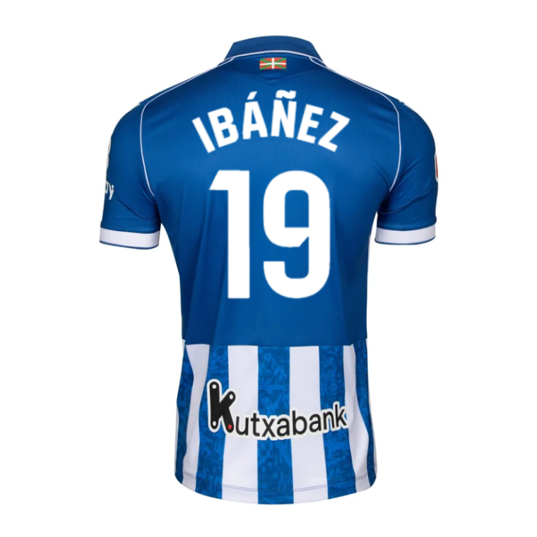 Deportivo Alavés Home IBÁÑEZ 19 Jersey 26-27