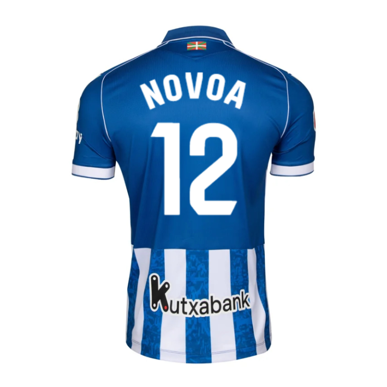 Deportivo Alavés Home NOVOA 12 Jersey 26-27
