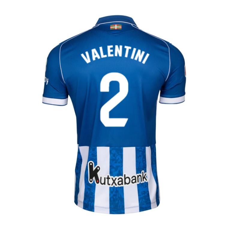 Deportivo Alavés Home VALENTINI 2 Jersey 26-27
