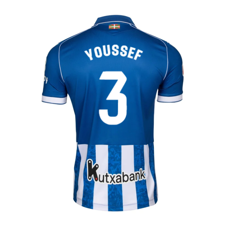 Deportivo Alavés Home YOUSSEF 3 Jersey 26-27