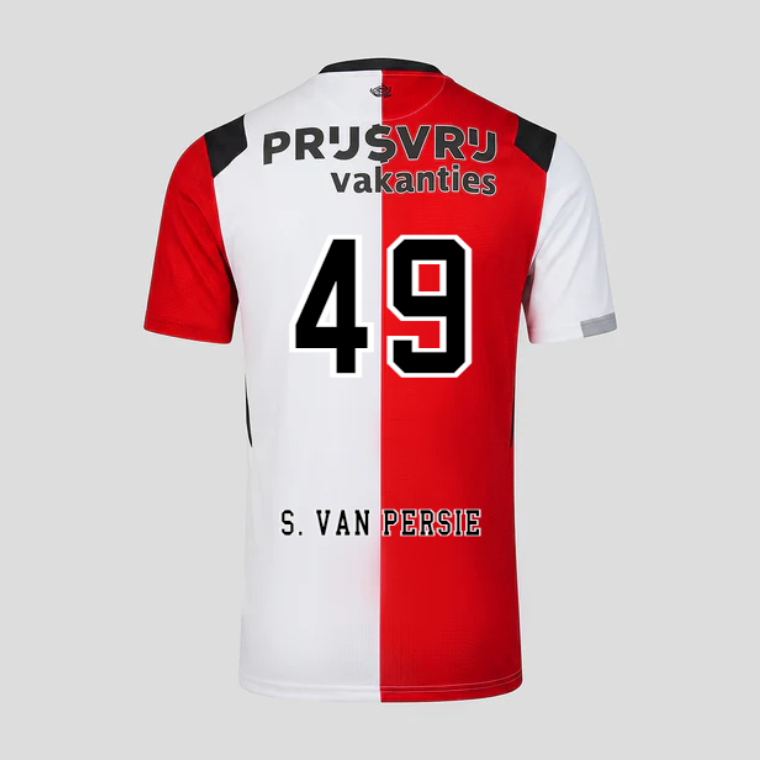 Feyenoord Home S. VAN PERSIE 49 Jersey 26-27