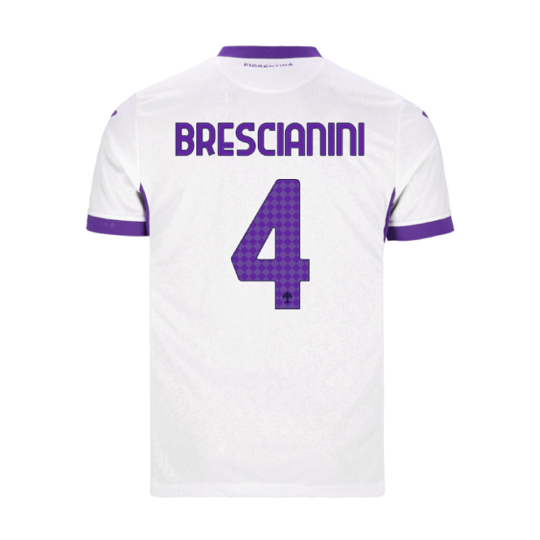 Fiorentina Away BRESCIANINI 4 Jersey 26-27