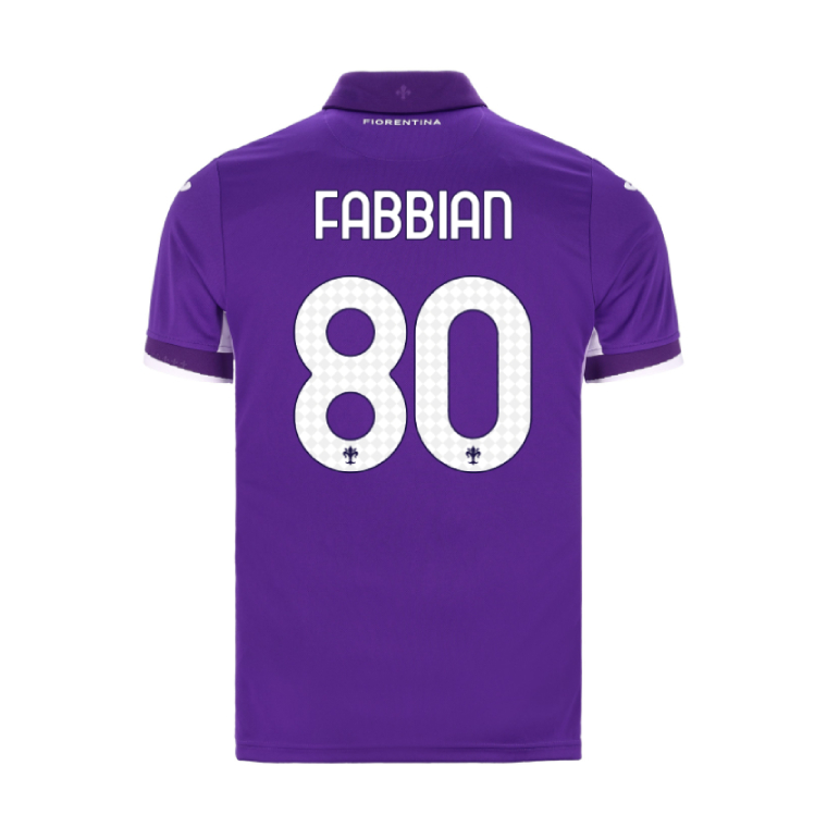 Fiorentina Home FABBIAN 80 Jersey 26-27