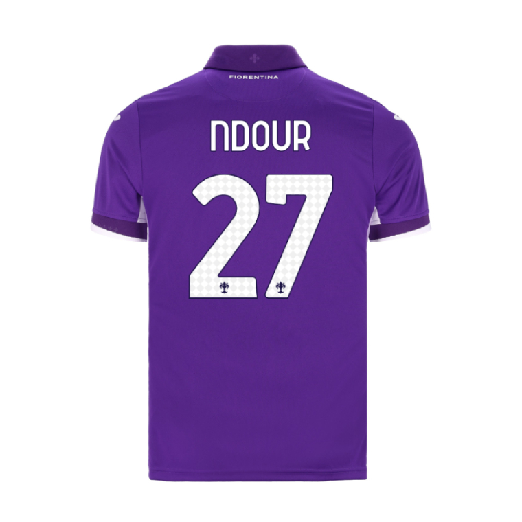 Fiorentina Home NDOUR 27 Jersey 26-27