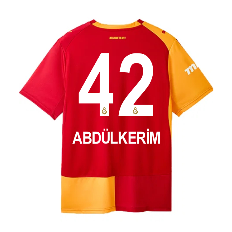 Galatasaray Home ABDÜLKERİM 42 Jersey 26-27