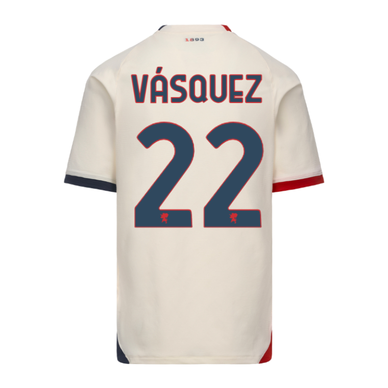 Genoa Away VÁSQUEZ 22 Jersey 26-27