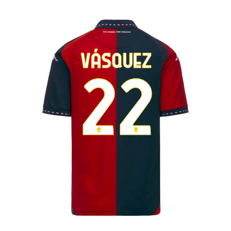 Genoa Home VÁSQUEZ 22 Jersey 26-27