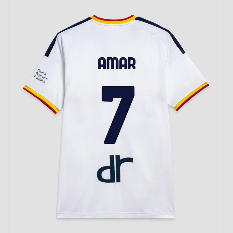 Lecce Away AMAR 7 Jersey 26-27