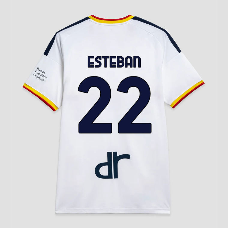 Lecce Away ESTEBAN 22 Jersey 26-27