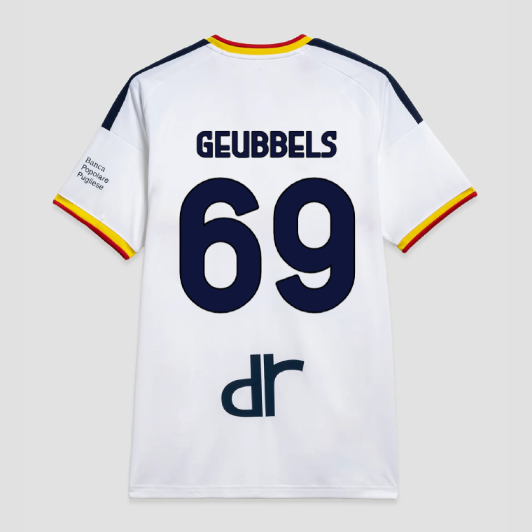 Lecce Away GEUBBELS 69 Jersey 26-27