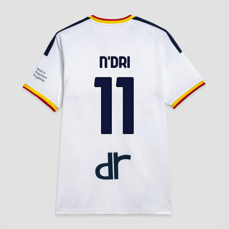 Lecce Away N'DRI 11 Jersey 26-27