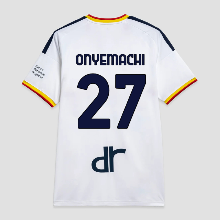 Lecce Away ONYEMACHI 27 Jersey 26-27