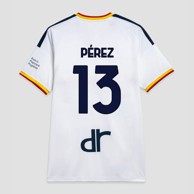 Lecce Away PÉREZ 13 Jersey 26-27