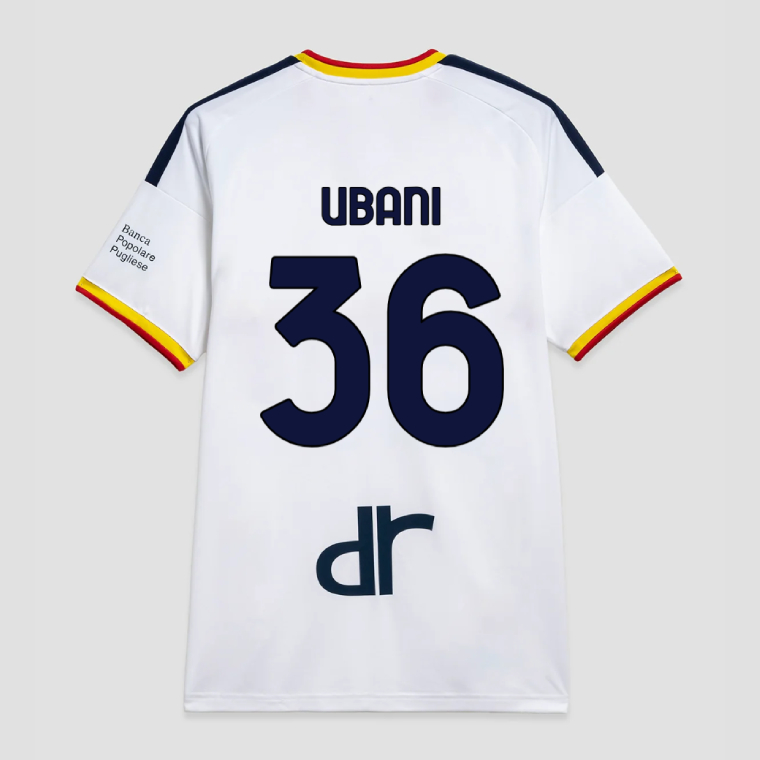 Lecce Away UBANI 36 Jersey 26-27
