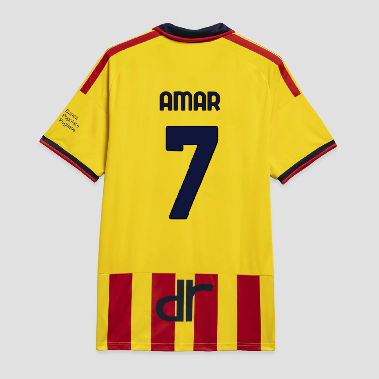 Lecce Home AMAR 7 Jersey 26-27
