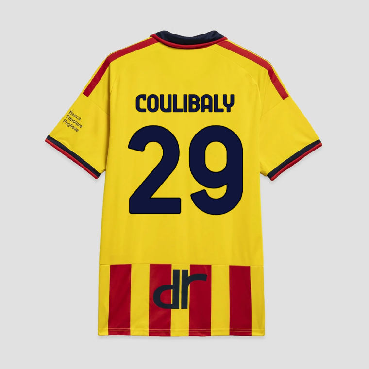 Lecce Home COULIBALY 29 Jersey 26-27