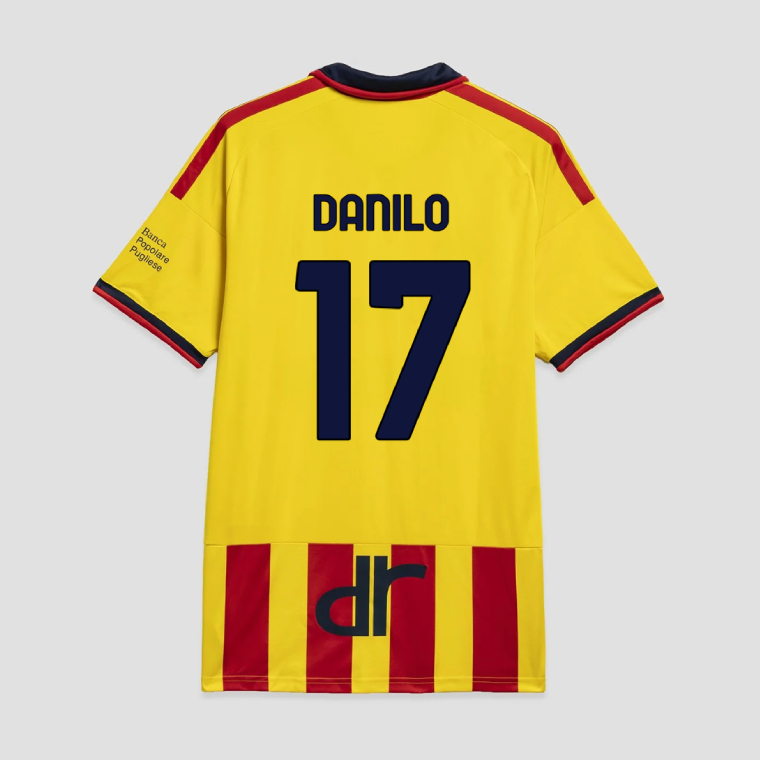 Lecce Home DANILO 17 Jersey 26-27