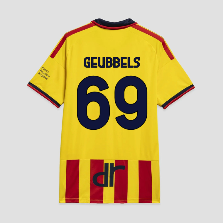 Lecce Home GEUBBELS 69 Jersey 26-27