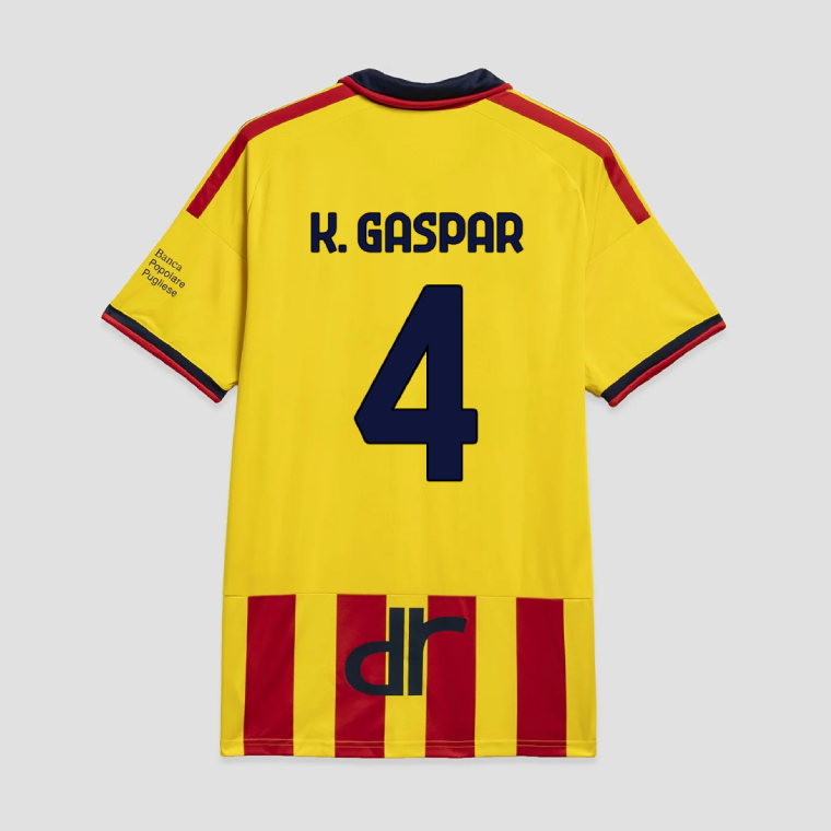 Lecce Home K. GASPAR 4 Jersey 26-27