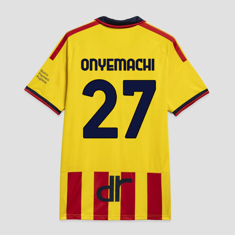 Lecce Home ONYEMACHI 27 Jersey 26-27