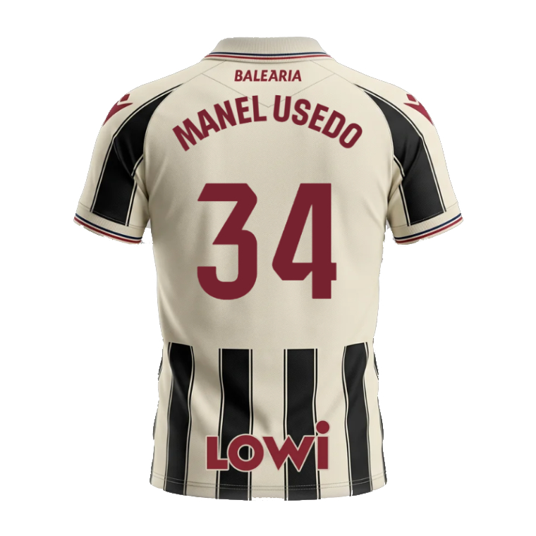Levante UD Away MANEL USEDO 34 Jersey 26-27