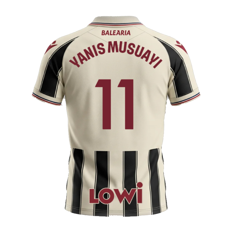 Levante UD Away YANIS MUSUAYI 11 Jersey 26-27