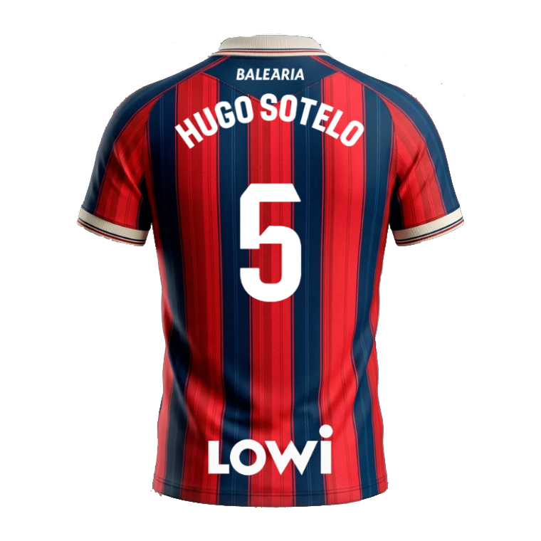Levante UD Home HUGO SOTELO 5 Jersey 26-27