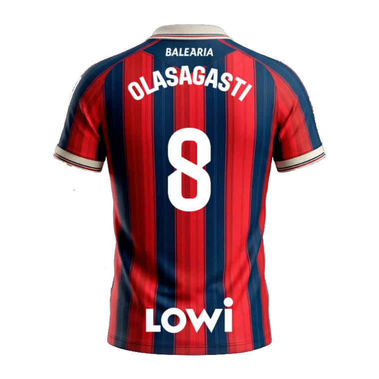 Levante UD Home OLASAGASTI 8 Jersey 26-27