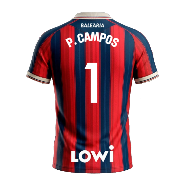 Levante UD Home P. CAMPOS 1 Jersey 26-27