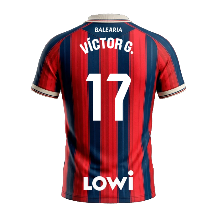 Levante UD Home VÍCTOR G. 17 Jersey 26-27