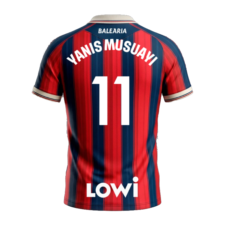 Levante UD Home YANIS MUSUAYI 11 Jersey 26-27