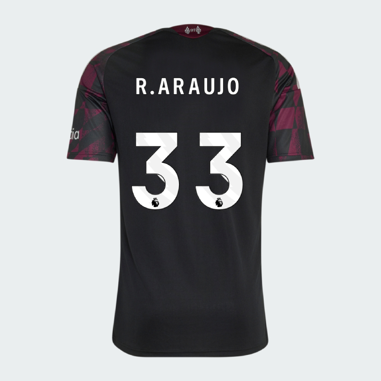 Liverpool Third R.ARAUJO 33 Jersey 26-27