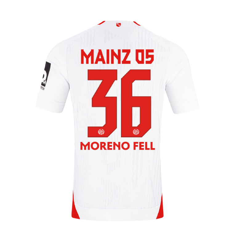 Mainz 05 Away MORENO FELL 36 Jersey 26-27